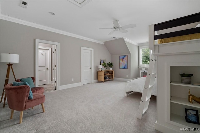 923 Merchant Lee Pl, Manakin Sabot, VA 23103 - carpeted bedroom featuring ornamental molding and ceiling fan