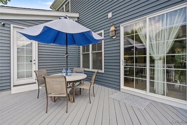 5154 Lake Summer Loop, Moseley, VA 23120 - wooden deck featuring outdoor dining space