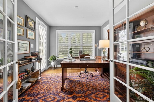 5154 Lake Summer Loop, Moseley, VA 23120 - home office with wood finished floors