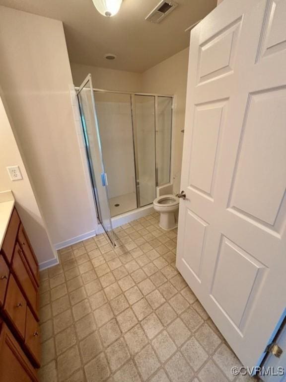 4000 Rotherham Cir, Prince George, VA 23875 - full bathroom with vanity, a shower stall, and tile patterned floors