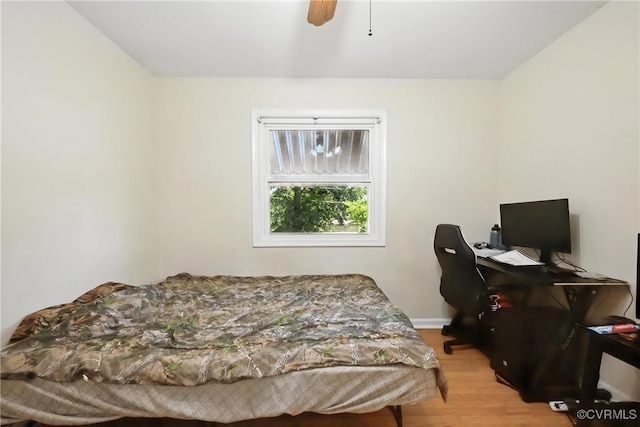1593 Baxter Rd, Prince George, VA 23875 - bedroom featuring wood finished floors, a desk, and ceiling fan
