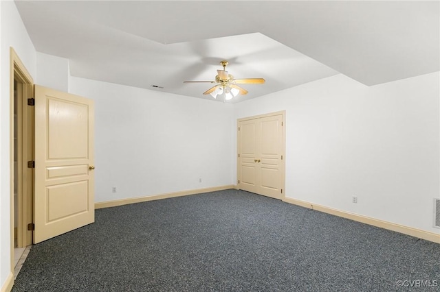 4410 Sharonridge Dr, North Chesterfield, VA 23236 - spare room with ceiling fan and carpet flooring
