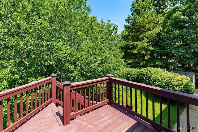4410 Sharonridge Dr, North Chesterfield, VA 23236 - view of wooden terrace