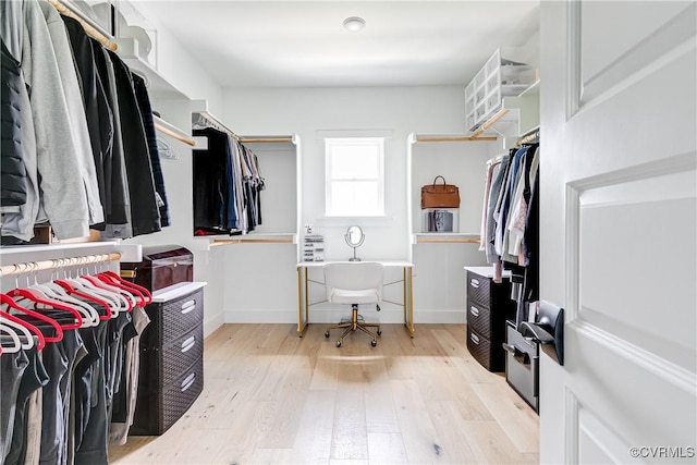 3013 Swanns Inn Cres, Goochland, VA 23063 - spacious closet featuring wood finished floors