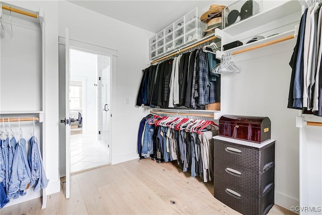 3013 Swanns Inn Cres, Goochland, VA 23063 - walk in closet featuring light wood finished floors