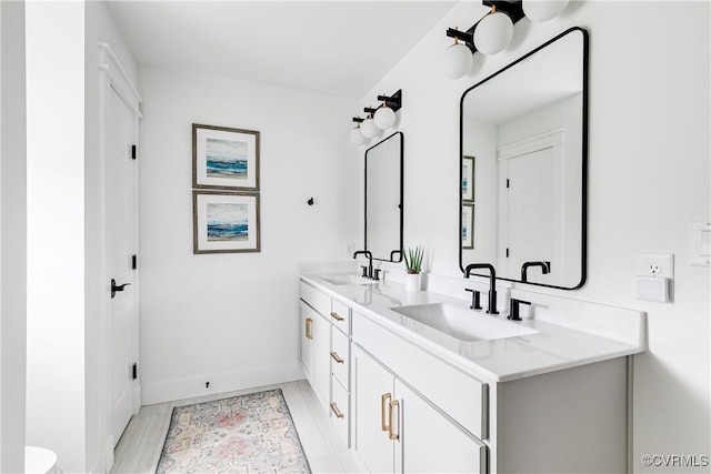 3013 Swanns Inn Cres, Goochland, VA 23063 - full bath with double vanity and baseboards