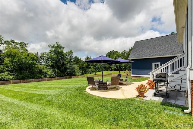 3013 Swanns Inn Cres, Goochland, VA 23063 - view of yard featuring a patio