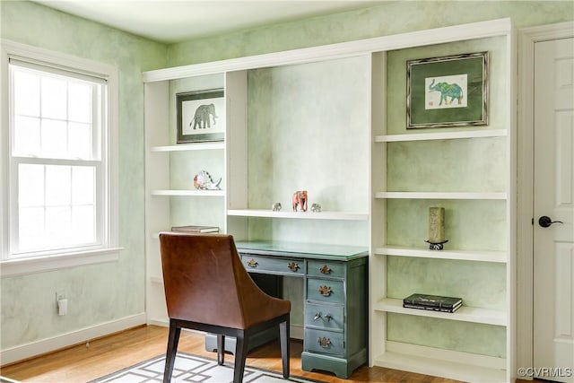 12103 Wexwood Pl, North Chesterfield, VA 23236 - home office with plenty of natural light and wood finished floors