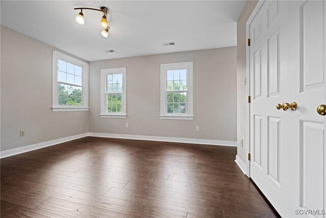 2801 Aspinwald Dr, Henrico, VA 23233 - spare room with baseboards and dark wood finished floors