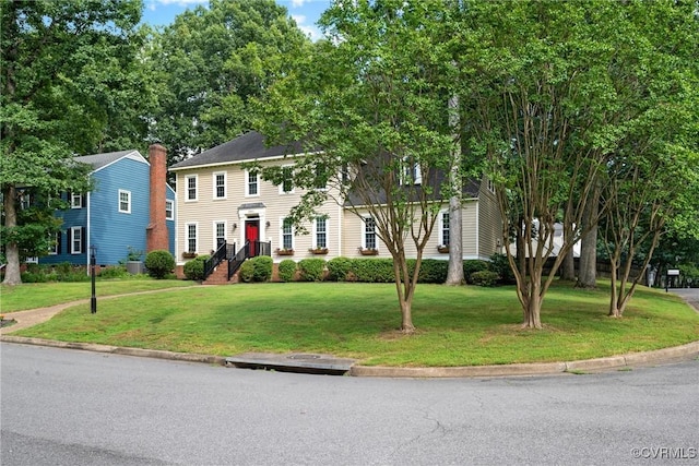 2801 Aspinwald Dr, Henrico, VA 23233 - colonial-style house featuring a front yard