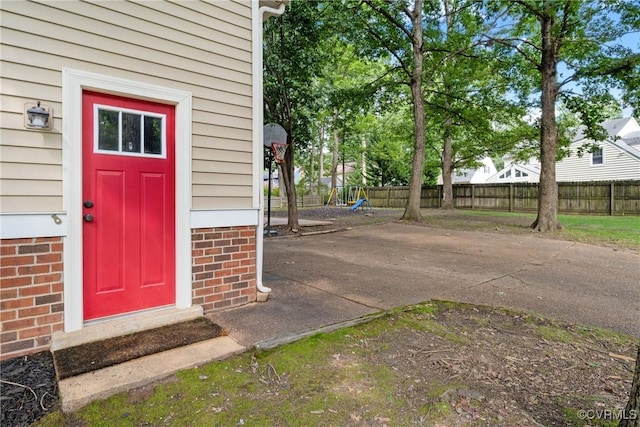 2801 Aspinwald Dr, Henrico, VA 23233 - property entrance with brick siding