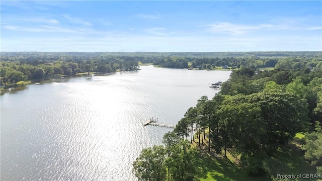 985 Kingston Ln, North, VA 23128 - drone / aerial view of a large body of water