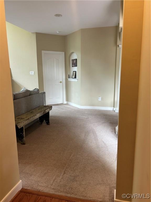 5623 Virginia Park Dr, Providence Forge, VA 23140 - hall with baseboards and carpet floors