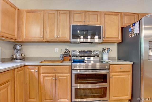 8750 Springwater Dr, Henrico, VA 23228 - kitchen with stainless steel appliances and light countertops
