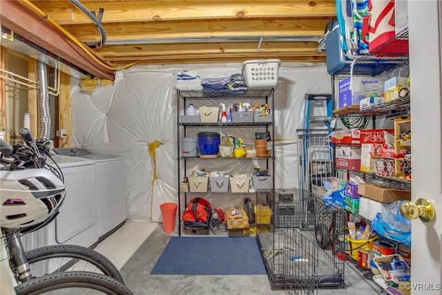 8750 Springwater Dr, Henrico, VA 23228 - below grade area featuring separate washer and dryer