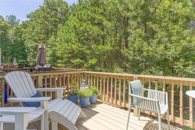 8750 Springwater Dr, Henrico, VA 23228 - view of deck