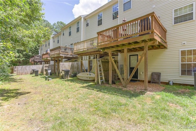 8750 Springwater Dr, Henrico, VA 23228 - back of house with a deck