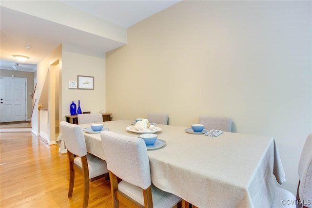 8750 Springwater Dr, Henrico, VA 23228 - dining room with light wood-style flooring and baseboards