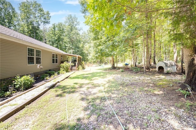 3737 Shelton Store Rd, Buckingham, VA 23921 - view of yard