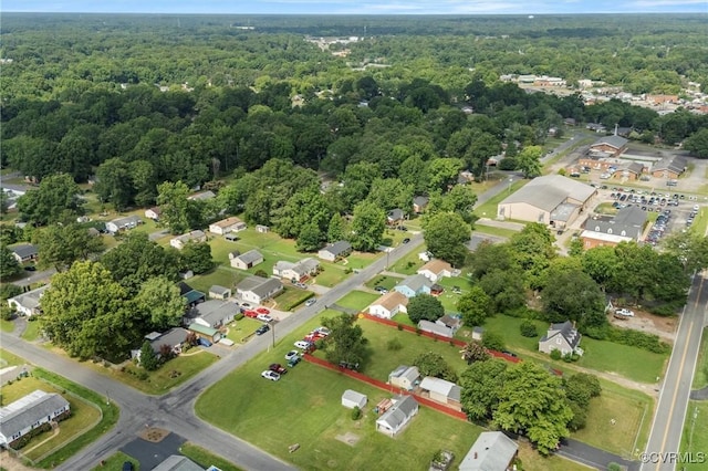 5425 Germain Rd, Richmond, VA 23224 - aerial view of property and surrounding area featuring a heavily wooded area