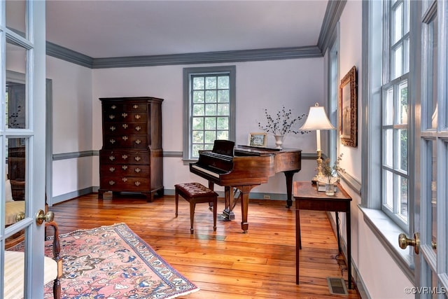 99 Walnut Hills Dr, Williamsburg, VA 23185 - living area with ornamental molding and wood-type flooring