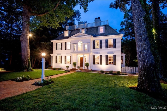 99 Walnut Hills Dr, Williamsburg, VA 23185 - colonial home with a chimney and mansard roof