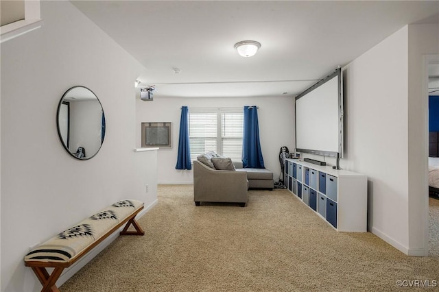 8838 Rushbrooke Ln, Mechanicsville, VA 23116 - living room featuring light colored carpet and baseboards
