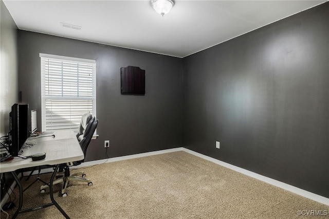 8838 Rushbrooke Ln, Mechanicsville, VA 23116 - home office with carpet flooring and baseboards