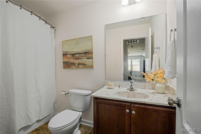 8838 Rushbrooke Ln, Mechanicsville, VA 23116 - bathroom featuring vanity, a shower with shower curtain, and tile patterned floors