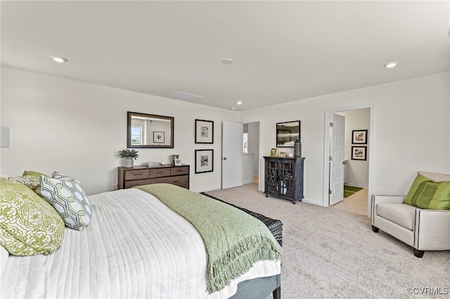 3417 Marwick Pl, Richmond, VA 23234 - bedroom featuring light carpet and recessed lighting