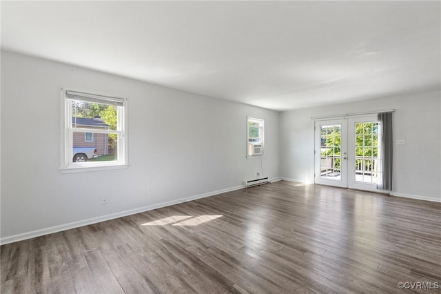 1110 Pine Ave, Hopewell, VA 23860 - unfurnished room featuring wood finished floors and baseboard heating