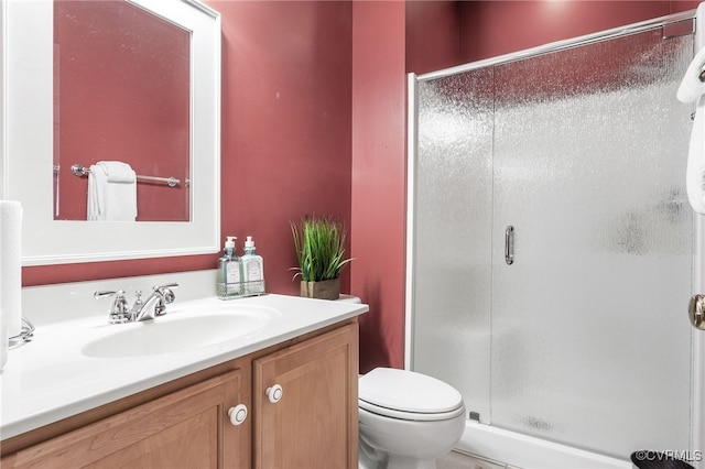 138 Carriage Point Ln, Glen Allen, VA 23059 - bathroom with a shower stall and vanity