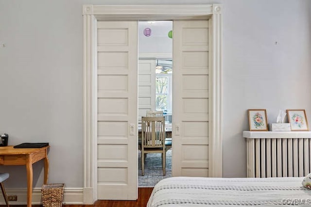 2024 Park Ave, Richmond, VA 23220 - bedroom featuring dark wood finished floors and baseboards
