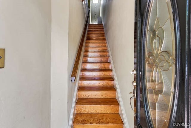 2024 Park Ave, Richmond, VA 23220 - stairs featuring a high ceiling