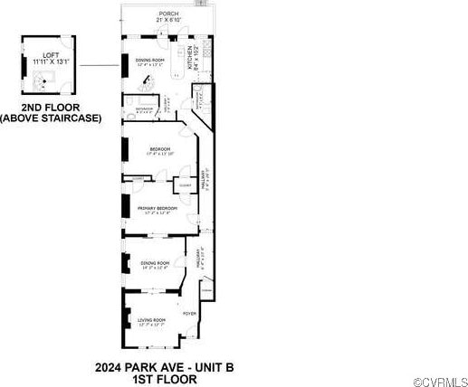 2024 Park Ave, Richmond, VA 23220 - view of room layout