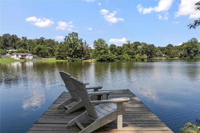 2226 Highland Dr, Powhatan, VA 23139 - dock area with a water view