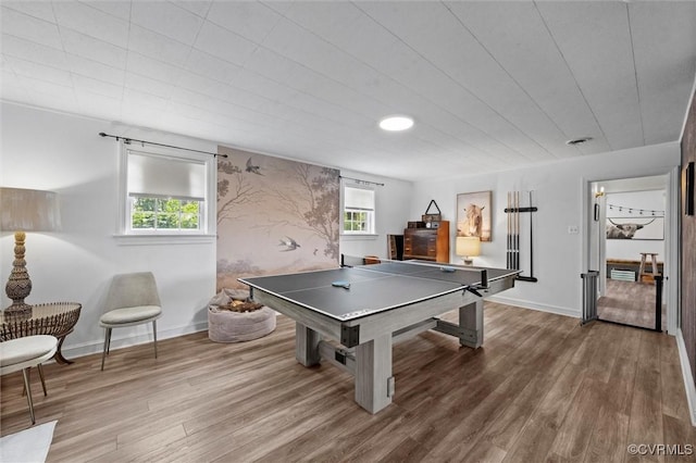 2226 Highland Dr, Powhatan, VA 23139 - recreation room featuring wood finished floors and baseboards