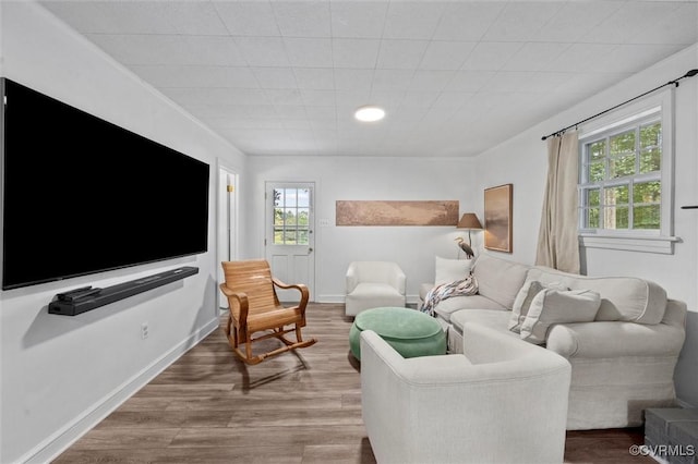 2226 Highland Dr, Powhatan, VA 23139 - living room with healthy amount of natural light and wood finished floors