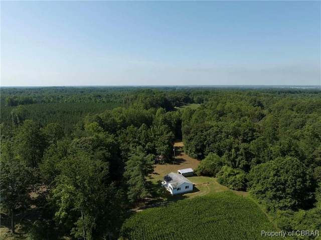 366 Patterson Rd, Mattaponi, VA 23110 - view from above of property with a forest