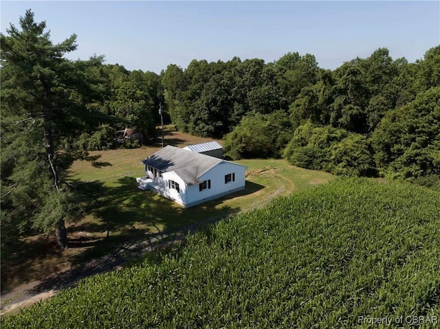 366 Patterson Rd, Mattaponi, VA 23110 - aerial view of property and surrounding area with a forest