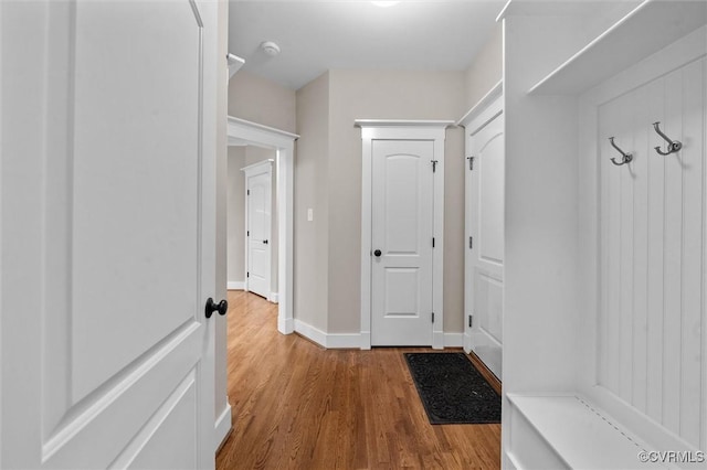 11499 Jack Ln, Hanover, VA 23146 - mudroom featuring wood finished floors and baseboards