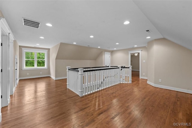 11499 Jack Ln, Hanover, VA 23146 - additional living space featuring wood finished floors, lofted ceiling, and recessed lighting