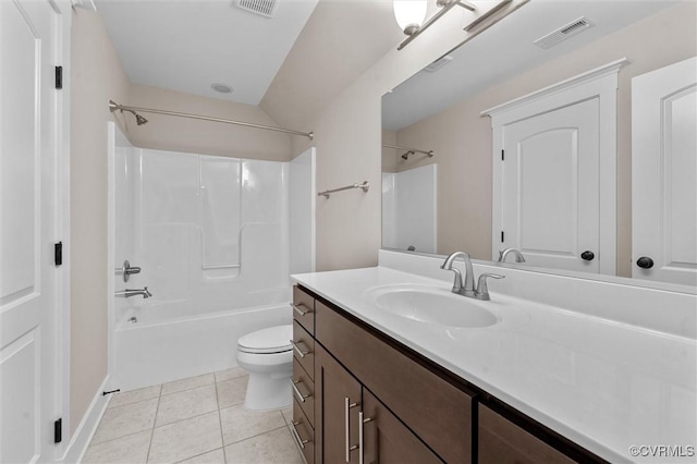 11499 Jack Ln, Hanover, VA 23146 - bathroom with vanity, washtub / shower combination, and tile patterned floors