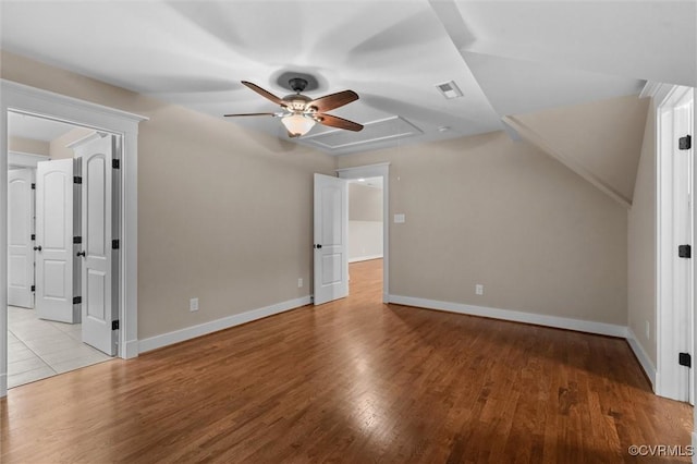11499 Jack Ln, Hanover, VA 23146 - bonus room featuring a ceiling fan, wood finished floors, and lofted ceiling