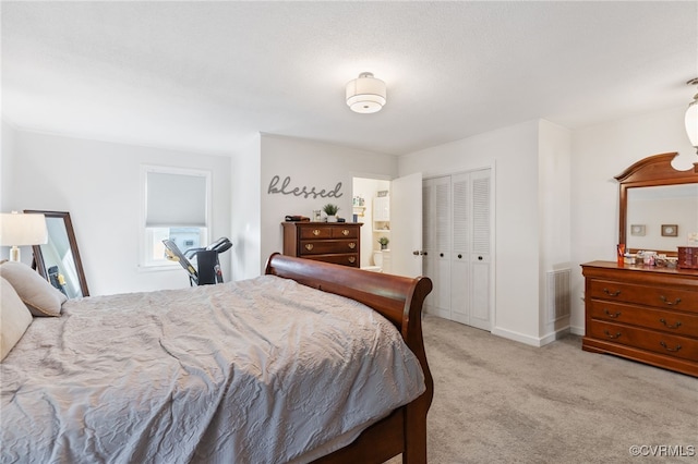 415 Crescent Ave, Colonial Heights, VA 23834 - bedroom with light colored carpet and a closet