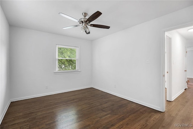 2924 Glenan Dr, Richmond, VA 23234 - empty room with wood finished floors and a ceiling fan
