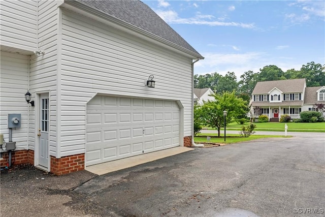 5019 Misty Spring Dr, Midlothian, VA 23112 - garage with asphalt driveway