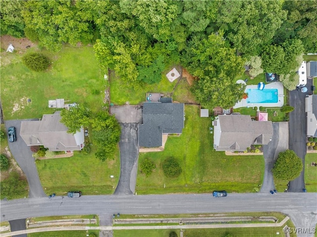 5019 Misty Spring Dr, Midlothian, VA 23112 - aerial overview of property's location with a pool area