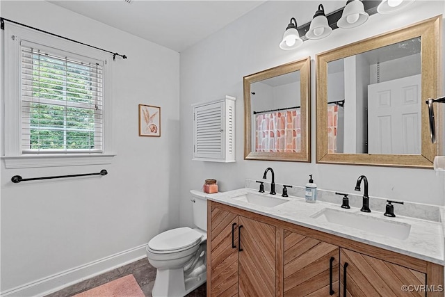 5019 Misty Spring Dr, Midlothian, VA 23112 - full bathroom with double vanity and toilet