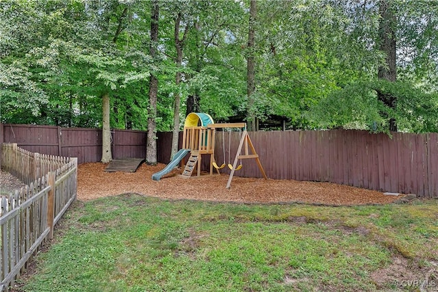 5019 Misty Spring Dr, Midlothian, VA 23112 - view of play area with a fenced backyard